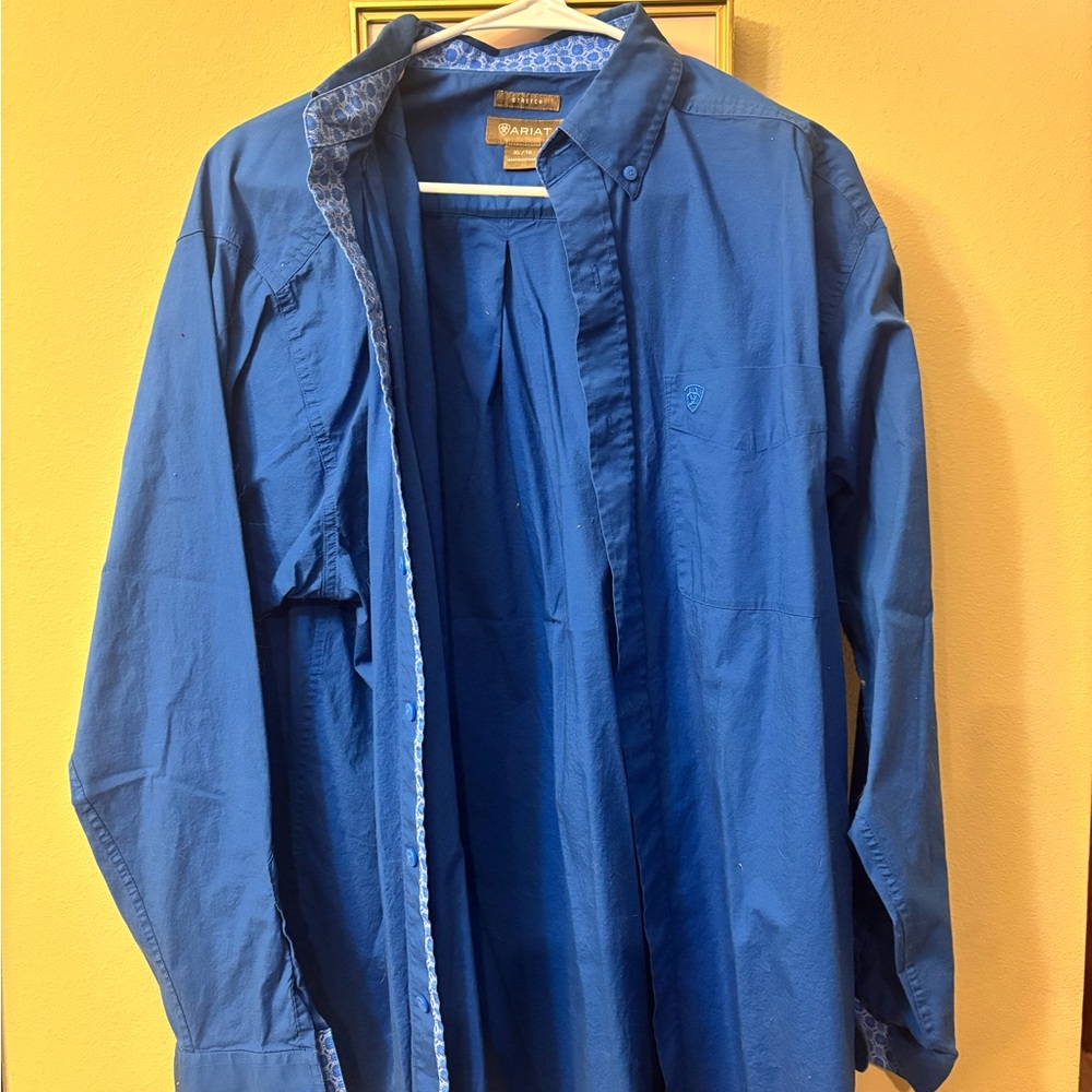 Ariat Men's Blue Lightweight Shirt Jacket